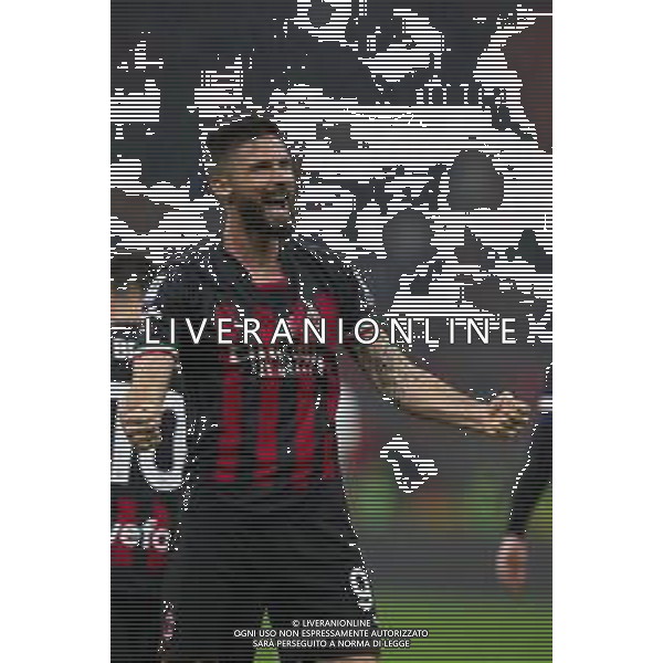 Esultanza dopogol olivier giroud - MILAN vs SALERNITANA Campionato Calcio Serie A TIM 13-03-2023 ©PAOLO GIAMPIETRI / AGENZIA ALDO LIVERANI SAS
