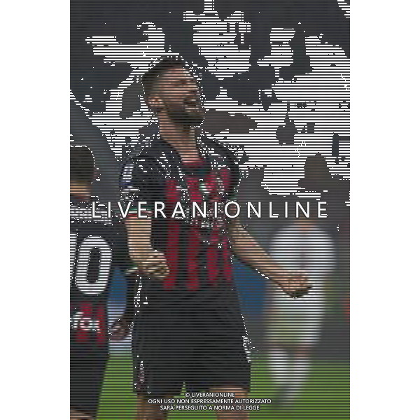 Esultanza dopogol olivier giroud - MILAN vs SALERNITANA Campionato Calcio Serie A TIM 13-03-2023 ©PAOLO GIAMPIETRI / AGENZIA ALDO LIVERANI SAS