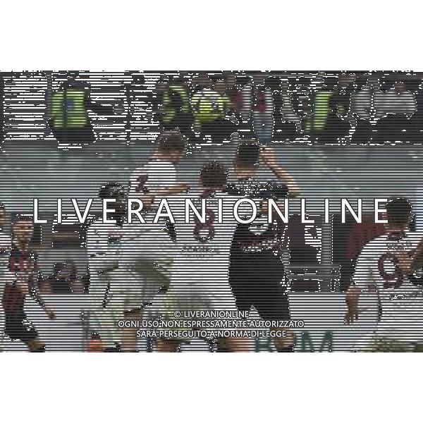 Olivier Giroud (Milan) segna il gol dell\'1 a 0 Milan vs Salernitana Milano 13-03-2023 Stadio Giuseppe Meazza - San Siro Campionato Serie A TIM - 26a giornata foto Roberto Garavaglia/ag. Aldo Liverani sas / AGENZIA ALDO LIVERANI SAS