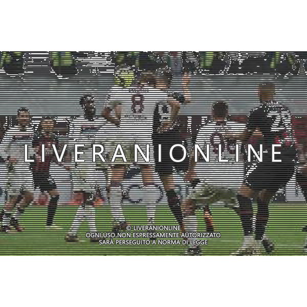 Olivier Giroud (Milan) segna il gol dell\'1 a 0 Milan vs Salernitana Milano 13-03-2023 Stadio Giuseppe Meazza - San Siro Campionato Serie A TIM - 26a giornata foto Roberto Garavaglia/ag. Aldo Liverani sas / AGENZIA ALDO LIVERANI SAS