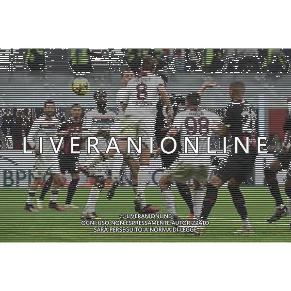 Olivier Giroud (Milan) segna il gol dell\'1 a 0 Milan vs Salernitana Milano 13-03-2023 Stadio Giuseppe Meazza - San Siro Campionato Serie A TIM - 26a giornata foto Roberto Garavaglia/ag. Aldo Liverani sas / AGENZIA ALDO LIVERANI SAS