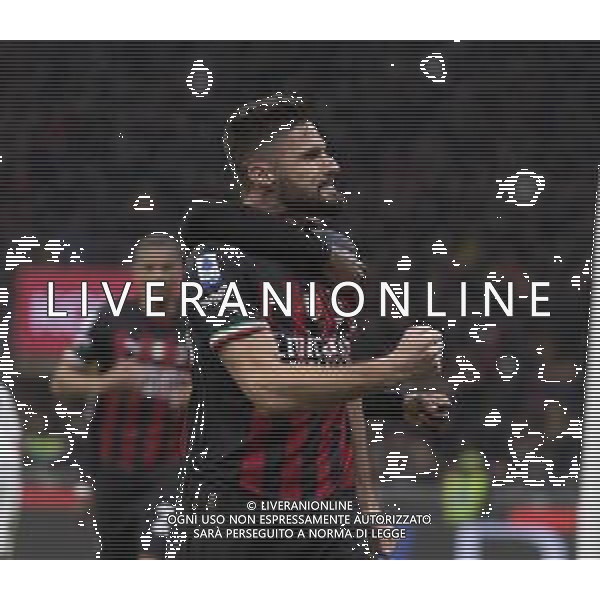 Esultanza dopogol olivier giroud - MILAN vs SALERNITANA Campionato Calcio Serie A TIM 13-03-2023 ©PAOLO GIAMPIETRI / AGENZIA ALDO LIVERANI SAS