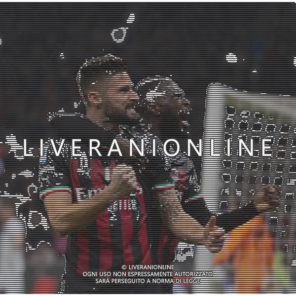 Esultanza dopogol olivier giroud - MILAN vs SALERNITANA Campionato Calcio Serie A TIM 13-03-2023 ©PAOLO GIAMPIETRI / AGENZIA ALDO LIVERANI SAS