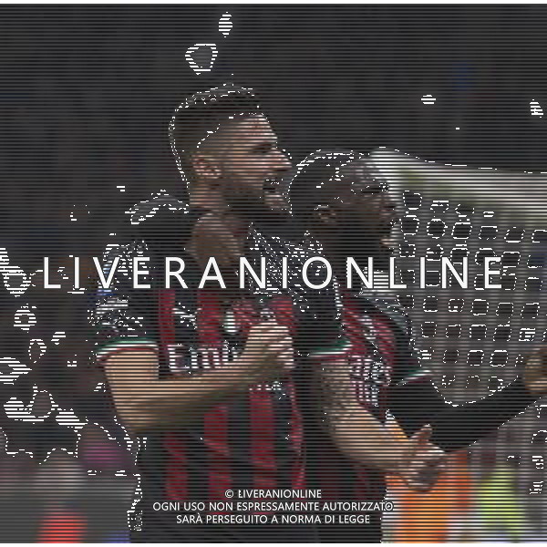 Esultanza dopogol olivier giroud - MILAN vs SALERNITANA Campionato Calcio Serie A TIM 13-03-2023 ©PAOLO GIAMPIETRI / AGENZIA ALDO LIVERANI SAS