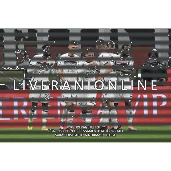 esultanza Salernitana dopo il gol dell\'1 a 1 Boulaye Dia Milan vs Salernitana Milano 13-03-2023 Stadio Giuseppe Meazza - San Siro Campionato Serie A TIM - 26a giornata foto Roberto Garavaglia/ag. Aldo Liverani sas / AGENZIA ALDO LIVERANI SAS