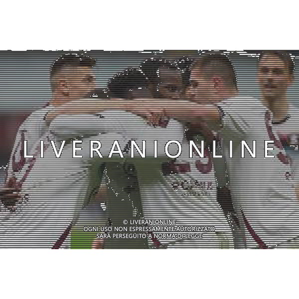 Esultanza dopogol salernitana - MILAN vs SALERNITANA Campionato Calcio Serie A TIM 13-03-2023 ©PAOLO GIAMPIETRI / AGENZIA ALDO LIVERANI SAS