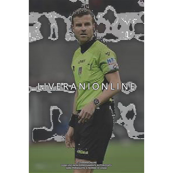 l\'arbitro Federico La Penna di Roma Milan vs Salernitana Milano 13-03-2023 Stadio Giuseppe Meazza - San Siro Campionato Serie A TIM - 26a giornata foto Roberto Garavaglia/ag. Aldo Liverani sas / AGENZIA ALDO LIVERANI SAS