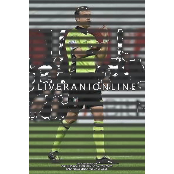 l\'arbitro Federico La Penna di Roma Milan vs Salernitana Milano 13-03-2023 Stadio Giuseppe Meazza - San Siro Campionato Serie A TIM - 26a giornata foto Roberto Garavaglia/ag. Aldo Liverani sas / AGENZIA ALDO LIVERANI SAS