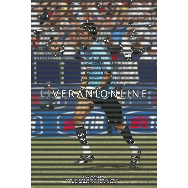 NEW YORK 3/08/2003 SUPERCOPPA ITALIANA NELLA FOTO BUFFON GIANLUIGI FOTO ALDO LIVERANI