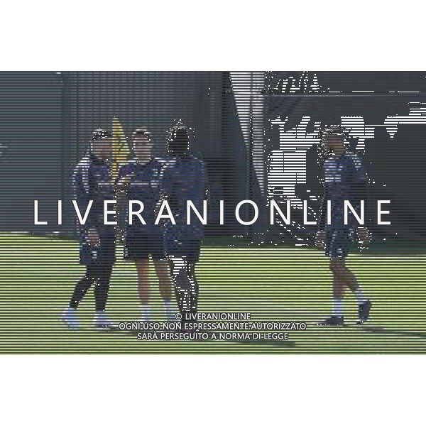 TVMV-Torino 15.03.2023 Continassa © Manuela Viganti/Agenzia Aldo Liverani AAllenamento rifinitura Europa League 2022/2023 Friburgo vs Juventus Nella foto: filip kostic, federico chiesa, moise kean e gleison bremer ©Viganti / AGENZIA ALDO LIVERANI SAS