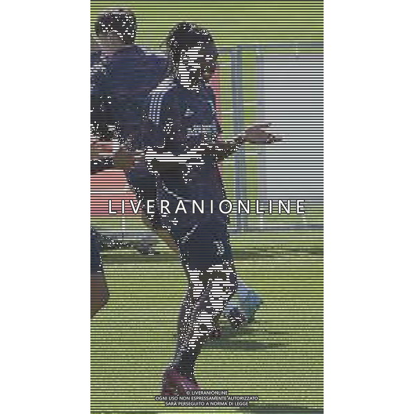 TVMV-Torino 15.03.2023 Continassa © Manuela Viganti/Agenzia Aldo Liverani AAllenamento rifinitura Europa League 2022/2023 Friburgo vs Juventus Nella foto: moise kean ©Viganti / AGENZIA ALDO LIVERANI SAS