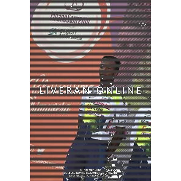 17-03-2023 Presentazione Squadre Milano - Sanremo 2023; 2023, Intermarche - Circus Wanty; Gyrmai Hailu, Biniam; Abbiategrasso; ©SIROTTI / AGENZIA ALDO LIVERANI SAS