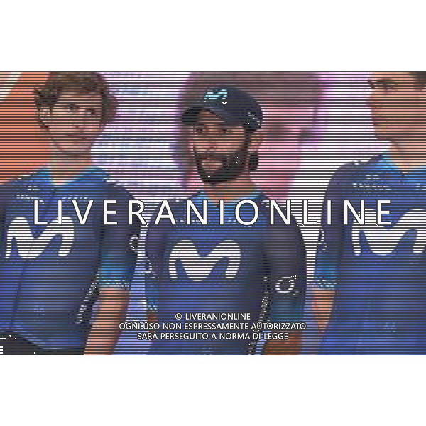 17-03-2023 Presentazione Squadre Milano - Sanremo 2023; 2023, Movistar; Gaviria Rendon, Fernando; Abbiategrasso; ©SIROTTI / AGENZIA ALDO LIVERANI SAS