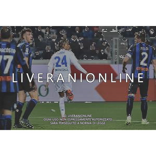 TVRG Tyronne Ebuehi (Empoli) esulta dopo il gol dell\'1 a 0 Atalanta vs Empoli Bergamo 17-03-2023 Gewiss Stadium - Stadio Atleti Azzurri d\'Italia Campionato Serie A TIM - 27a giornata foto Roberto Garavaglia/ag. Aldo Liverani sas