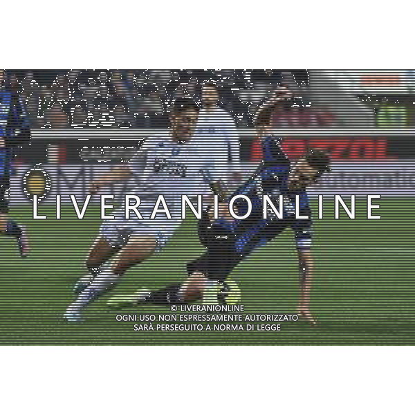 TVRG Martin Satriano (Empoli) e Rafael Toloi (Atalanta) Atalanta vs Empoli Bergamo 17-03-2023 Gewiss Stadium - Stadio Atleti Azzurri d\'Italia Campionato Serie A TIM - 27a giornata foto Roberto Garavaglia/ag. Aldo Liverani sas