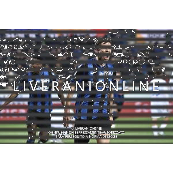 TVRG Marten de Roon (Atalanta) esulta dopo il gol dell\'1 a 1 Atalanta vs Empoli Bergamo 17-03-2023 Gewiss Stadium - Stadio Atleti Azzurri d\'Italia Campionato Serie A TIM - 27a giornata foto Roberto Garavaglia/ag. Aldo Liverani sas
