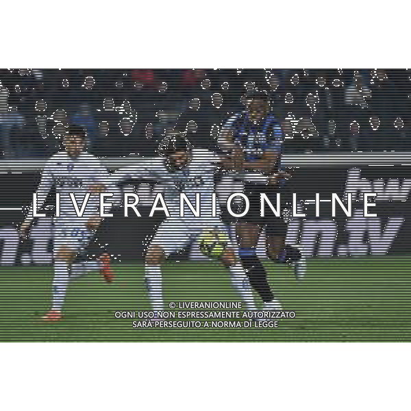 TVRG Sebastiano Luperto (Empoli) e Duvan Zapata (Atalanta) Atalanta vs Empoli Bergamo 17-03-2023 Gewiss Stadium - Stadio Atleti Azzurri d\'Italia Campionato Serie A TIM - 27a giornata foto Roberto Garavaglia/ag. Aldo Liverani sas
