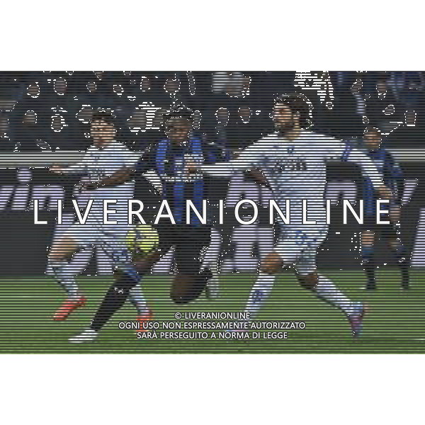 TVRG Duvan Zapata (Atalanta) e Sebastiano Luperto (Empoli) Atalanta vs Empoli Bergamo 17-03-2023 Gewiss Stadium - Stadio Atleti Azzurri d\'Italia Campionato Serie A TIM - 27a giornata foto Roberto Garavaglia/ag. Aldo Liverani sas