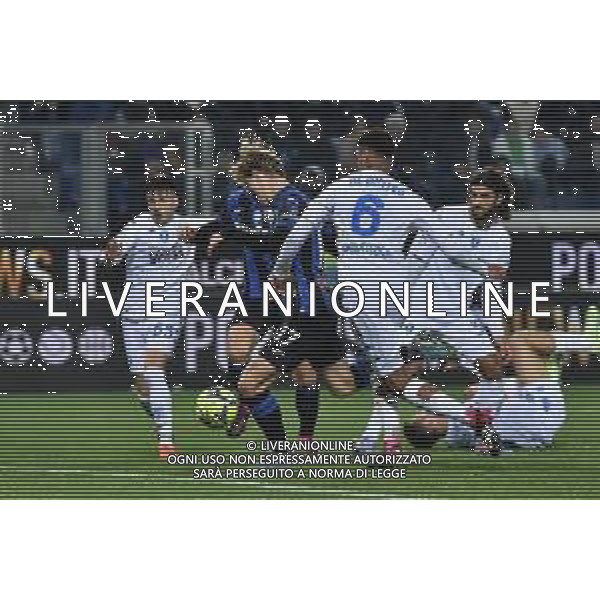 TVRG Rasmus Hojlund (Atalanta) segna il gol del 2 a 1 Atalanta vs Empoli Bergamo 17-03-2023 Gewiss Stadium - Stadio Atleti Azzurri d\'Italia Campionato Serie A TIM - 27a giornata foto Roberto Garavaglia/ag. Aldo Liverani sas