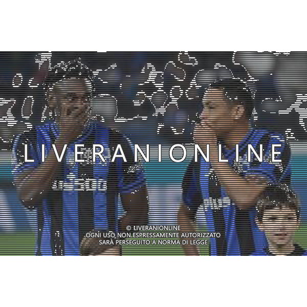 TVRG Duvan Zapata (Atalanta) SX e Luis Muriel (Atalanta) DX Atalanta vs Empoli Bergamo 17-03-2023 Gewiss Stadium - Stadio Atleti Azzurri d\'Italia Campionato Serie A TIM - 27a giornata foto Roberto Garavaglia/ag. Aldo Liverani sas