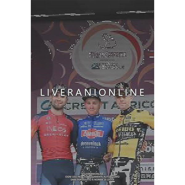 18-03-2023 Milano - Sanremo; 2023, Alpecin - Deceuninck; 2023, Ineos Grenadiers; 2023, Jumbo - Visma; Van Der Poel, Mathieu; Ganna, Filippo; Van Aert, Wout; Sanremo; FOTO STEFANO SIROTTI-AG ALDO LIVERANI SAS / AGENZIA ALDO LIVERANI SAS