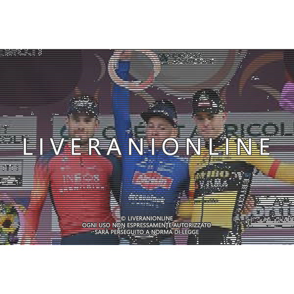 18-03-2023 Milano - Sanremo; 2023, Alpecin - Deceuninck; 2023, Ineos Grenadiers; 2023, Jumbo - Visma; Van Der Poel, Mathieu; Ganna, Filippo; Van Aert, Wout; Sanremo; FOTO STEFANO SIROTTI-AG ALDO LIVERANI SAS / AGENZIA ALDO LIVERANI SAS