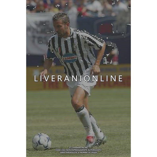 NEW YORK 3/08/2003 SUPERCOPPA ITALIANA NELLA FOTO DEL PIERO ALESSANDRO FOTO ALDO LIVERANI