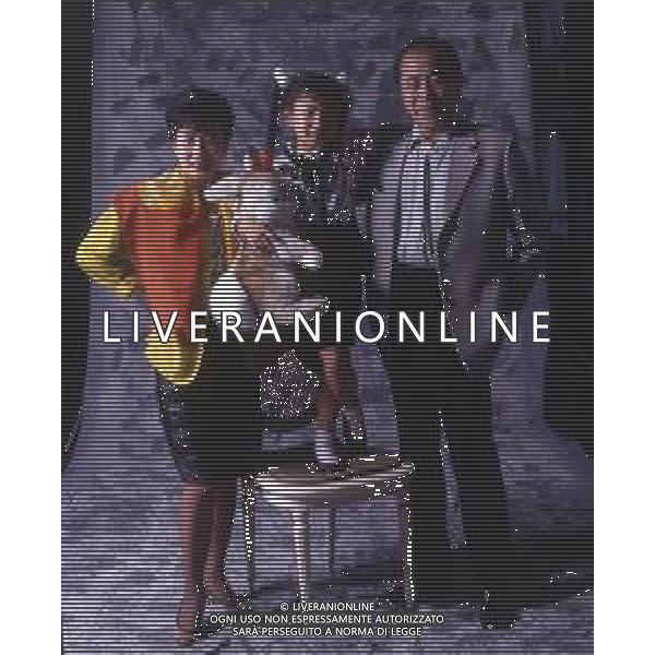 RETROSPETTIVA TOSHIRO MIFUNE REGISTA NELLA FOTO TOSHIRO MIFUNE A VENEZIA NELL\'ANNO 1989 CON LA FAMIGLIA FOTO RENATO LANI-AG ALDO LIVERANI SAS