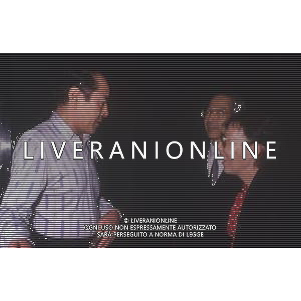 RETROSPETTIVA TOSHIRO MIFUNE REGISTA NELLA FOTO TOSHIRO MIFUNE A VENEZIA NELL\'ANNO 1989 CON LA FAMIGLIA AG ALDO LIVERANI SAS 