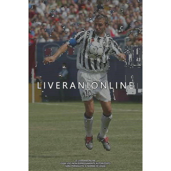 NEW YORK 3/08/2003 SUPERCOPPA ITALIANA NELLA FOTO DEL PIERO ALESSANDRO FOTO ALDO LIVERANI