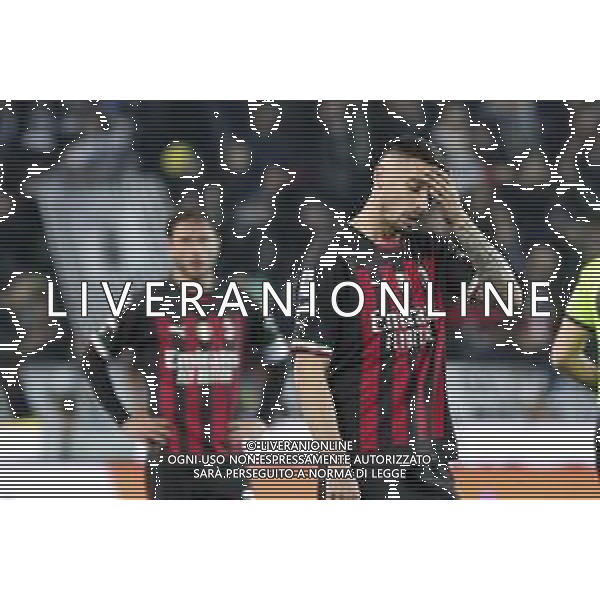 UDINESE - MILAN CAMPIONATO CALCIO SERIE A TIM 18.03.2023 NELLA FOTO DELUSIONE DEI GIOCATORI DEL MILAN A FINE GARA - RADE KRUNIC ©PG / AGENZIA ALDO LIVERANI SAS