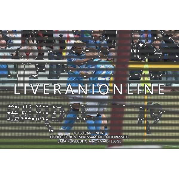 Torino 19.03.2023 Stadio Grande Torino ©Manuela Viganti/Agenzia Aldo Liverani Torino vs Napoli Campionato Calcio Serie A TIM 2022/2023 27a giornata Nella foto: esultanza napoli dopo il gol di victor osimhen © / AGENZIA ALDO LIVERANI SAS