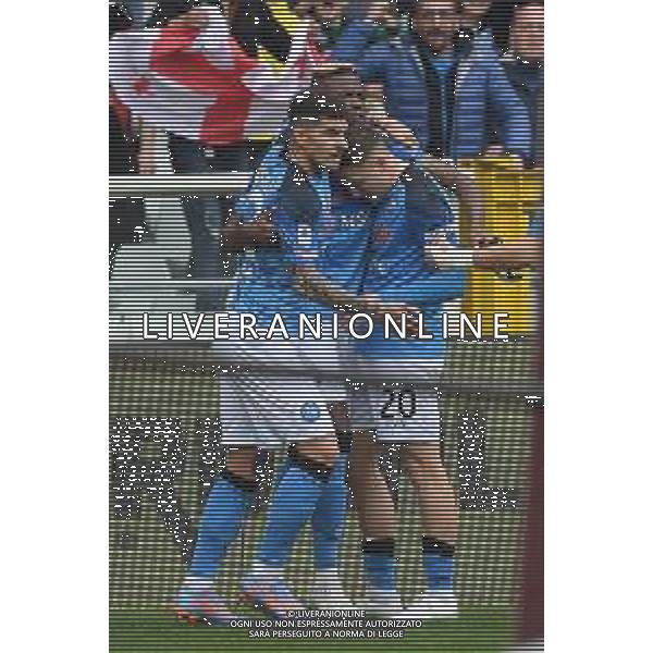 Torino 19.03.2023 Stadio Grande Torino ©Manuela Viganti/Agenzia Aldo Liverani Torino vs Napoli Campionato Calcio Serie A TIM 2022/2023 27a giornata Nella foto: esultanza napoli dopo il gol di victor osimhen © / AGENZIA ALDO LIVERANI SAS