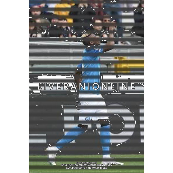 Torino 19.03.2023 Stadio Grande Torino ©Manuela Viganti/Agenzia Aldo Liverani Torino vs Napoli Campionato Calcio Serie A TIM 2022/2023 27a giornata Nella foto: esultanza victor osimhen dopo il gol © / AGENZIA ALDO LIVERANI SAS