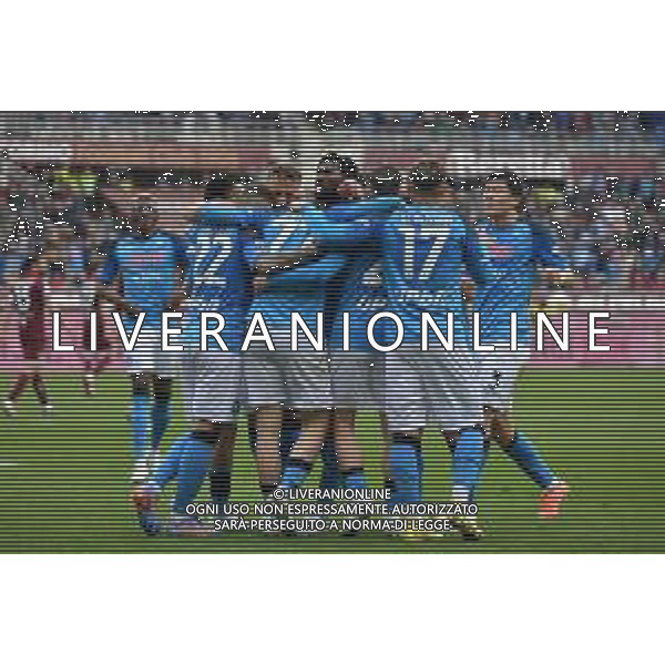 Torino 19.03.2023 Stadio Grande Torino ©Manuela Viganti/Agenzia Aldo Liverani Torino vs Napoli Campionato Calcio Serie A TIM 2022/2023 27a giornata Nella foto: esultanza napoli dopo il gol di Khvicha Kvaratskhelia ©AGENZIA ALDO LIVERANI SAS