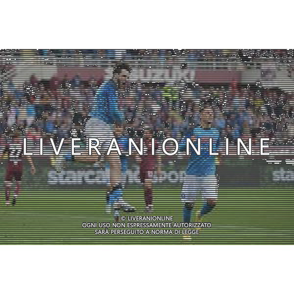 Torino 19.03.2023 Stadio Grande Torino ©Manuela Viganti/Agenzia Aldo Liverani Torino vs Napoli Campionato Calcio Serie A TIM 2022/2023 27a giornata Nella foto: esultanza napoli dopo il gol di Khvicha Kvaratskhelia ©AGENZIA ALDO LIVERANI SAS