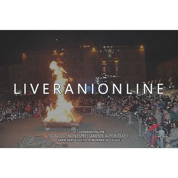 IMOLA 18 03 2023 FALO\' IN PIAZZA MATTEOTTI L\'OM A MERZ ©SANNA / AGENZIA ALDO LIVERANI SAS