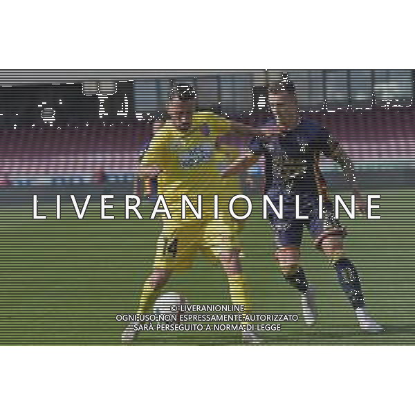 Stadio Arechi di Salerno Lega Pro 2022-2023 19 Marzo 2023 GELBISON-Catanzaro In foto: Papa e Vandeputte FOTO ANDREA ROSITO-AG ALDO LIVERANI SAS