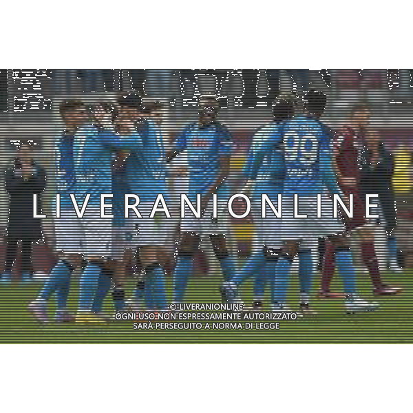 Torino 19.03.2023 Stadio Grande Torino ©Manuela Viganti/Agenzia Aldo Liverani Torino vs Napoli Campionato Calcio Serie A TIM 2022/2023 27a giornata Nella foto: esultanza napoli dopo il gol di tanguy ndombele\' © AGENZIA ALDO LIVERANI SAS