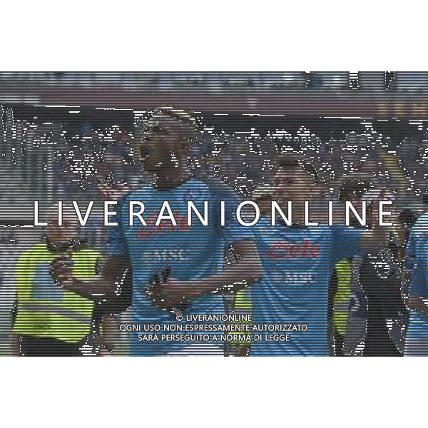 Torino 19.03.2023 Stadio Grande Torino ©Manuela Viganti/Agenzia Aldo Liverani Torino vs Napoli Campionato Calcio Serie A TIM 2022/2023 27a giornata Nella foto: esultanza victor osimhen dopo il gol © AGENZIA ALDO LIVERANI SAS