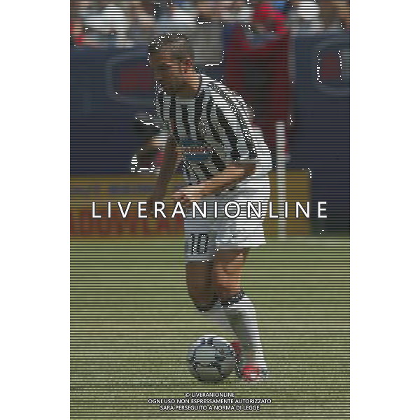 NEW YORK 3/08/2003 SUPERCOPPA ITALIANA NELLA FOTO DEL PIERO ALESSANDRO FOTO ALDO LIVERANI
