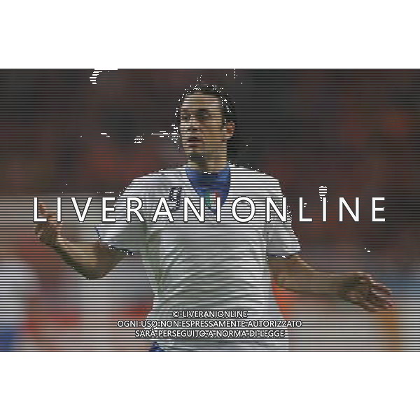 Amsterdam 12 novembre 2005 Olanda - Italia amichevole nella foto: Luca Toni foto Luzzani / Ag. Aldo Liverani