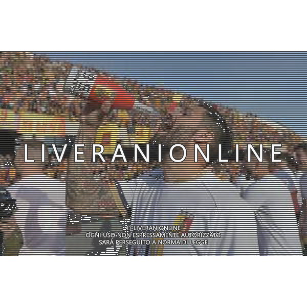 Stadio Arechi di Salerno Lega Pro 2022-2023 19 Marzo 2023 Gelbison -catanzaro In foto: Cinelli beve lo champagne foto andrea rosito-ag aldo liverani sas