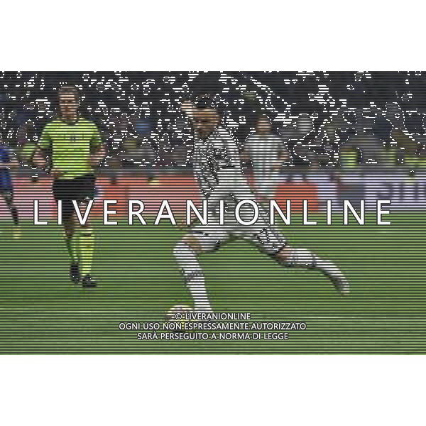 Filip Kostic (Juventus) segna il gol dell\'1 a 0 Inter vs Juventus Milano 19-03-2023 Stadio Giuseppe Meazza - San Siro Campionato Serie A TIM - 27a giornata foto Roberto Garavaglia/ag. Aldo Liverani sas/ AGENZIA ALDO LIVERANI SAS