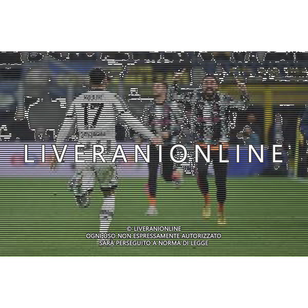 Filip Kostic (Juventus) esulta dopo il gol dell\'1 a 0 Inter vs Juventus Milano 19-03-2023 Stadio Giuseppe Meazza - San Siro Campionato Serie A TIM - 27a giornata foto Roberto Garavaglia/ag. Aldo Liverani sas/ AGENZIA ALDO LIVERANI SAS
