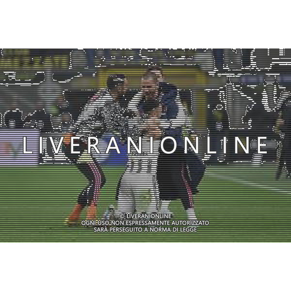 esultanza Juve dopo il gol del\'1 a 0 Filip Kostic Inter vs Juventus Milano 19-03-2023 Stadio Giuseppe Meazza - San Siro Campionato Serie A TIM - 27a giornata foto Roberto Garavaglia/ag. Aldo Liverani sas/ AGENZIA ALDO LIVERANI SAS