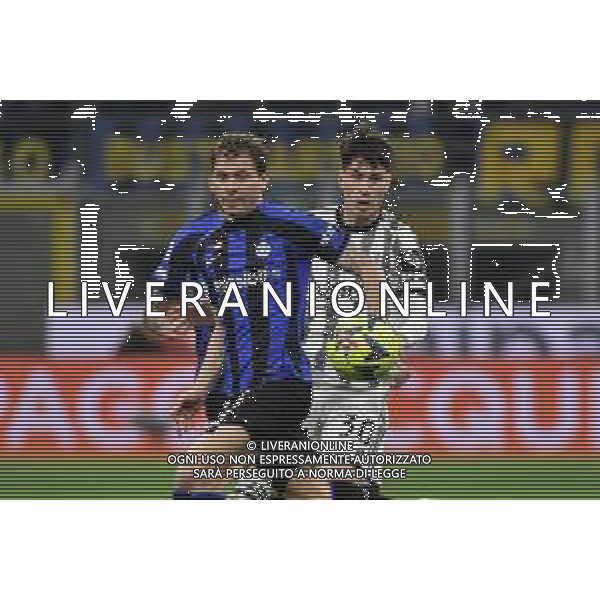 Nicolo\' Barella (Inter) e Matias Soule\' (Juventus) Inter vs Juventus Milano 19-03-2023 Stadio Giuseppe Meazza - San Siro Campionato Serie A TIM - 27a giornata foto Roberto Garavaglia/ag. Aldo Liverani sas/ AGENZIA ALDO LIVERANI SAS