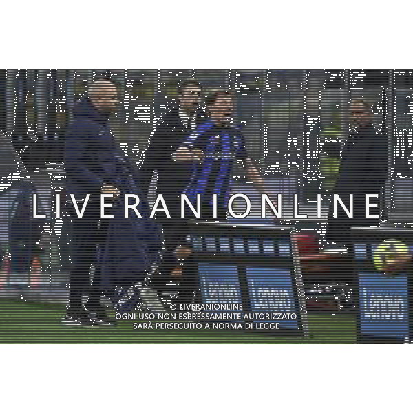 Nicolo\' Barella (Inter) contrariato dopo la sostituzione Inter vs Juventus Milano 19-03-2023 Stadio Giuseppe Meazza - San Siro Campionato Serie A TIM - 27a giornata foto Roberto Garavaglia/ag. Aldo Liverani sas/ AGENZIA ALDO LIVERANI SAS