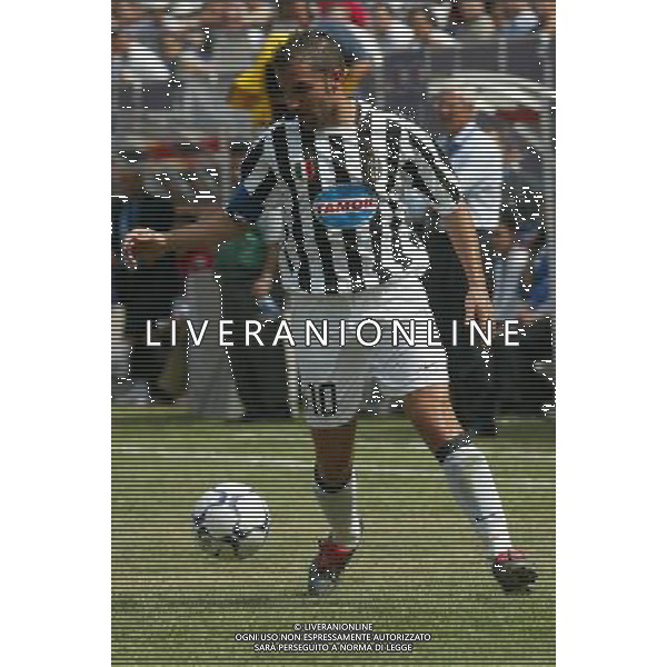 NEW YORK 3/08/2003 SUPERCOPPA ITALIANA NELLA FOTO DEL PIERO ALESSANDRO FOTO ALDO LIVERANI