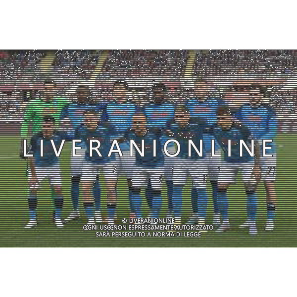 Torino 19.03.2023 Stadio Grande Torino ©Manuela Viganti/Agenzia Aldo Liverani Torino vs Napoli Campionato Calcio Serie A TIM 2022/2023 27a giornata Nella foto: la formazione del napoli: alex meret, victor osimhen, min jae kim, frank anguissa, amir rrahmani, khvicha kvaratskhelia, hirving lozano, piotr zielinski, stanislav lobotka, mathias olivera, giovanni di lorenzo ©AGENZIA ALDO LIVERANI SAS